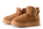 Manfield Snowboots in maat 38 Cognac | 10% korting, Overige kleuren, Verzenden, Snowboots, Manfield