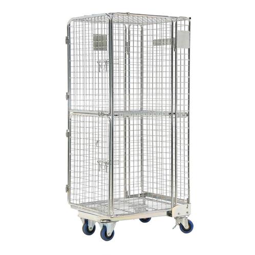 Anti-diefstal rolcontainer a-frame nestbaar, Zakelijke goederen, Machines en Bouw | Heftrucks en Intern transport, Ophalen of Verzenden
