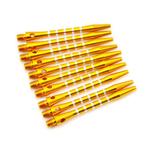 10x Medium Aluminium Dart Shaft Geel 48mm, Verzamelen, Verzenden, Nieuw