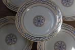 Porcelaine de Paris - Bord (7) - 7 assiettes creuses en