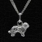 Zilveren Bobtail met staart ketting hanger - klein, Verzenden, Nieuw