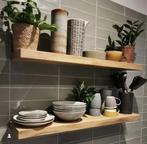 Wandplank - Eiken - Op Maat - Zwevend - Zelf Samenstellen, Huis en Inrichting, Woonaccessoires | Wandplanken en Boekenplanken