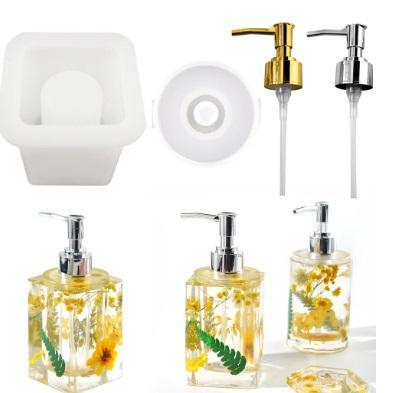Siliconenmal zeepdispenser hoekig / st voor epoxy resin,, Hobby en Vrije tijd, Knutselen, Nieuw, Ophalen of Verzenden