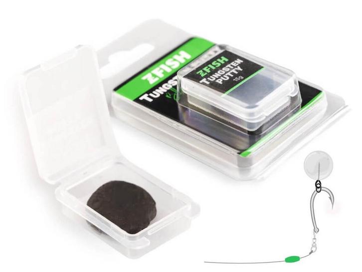 Tungsten Putty Zwart - Karper XL, Watersport en Boten, Hengelsport | Karpervissen, Overige typen, Nieuw, Verzenden
