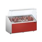 GGM Gastro | Koelvitrine - 1300mm - Donkerrood voorpaneel |, Verzenden, Nieuw in verpakking, Decoratie