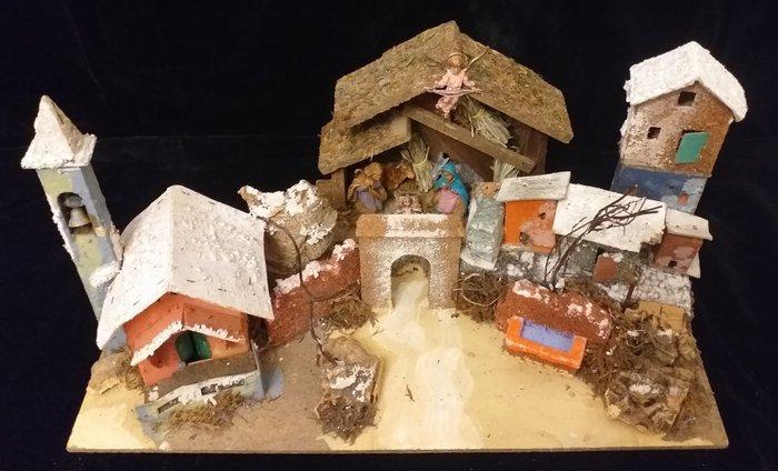 Kerststal (2) - Hout, Papier, Composiet, Diversen, Kerst