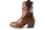 Mustang Enkellaarzen in maat 38 Cognac | 10% extra korting, Kleding | Dames, Schoenen, Overige kleuren, Verzenden, Lage of Enkellaarzen
