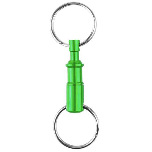 Sleutelring GROEN deelbare sleutelhanger - Aluminium, Doe-het-zelf en Verbouw, Overige Doe-het-zelf en Verbouw, Nieuw, Ophalen of Verzenden