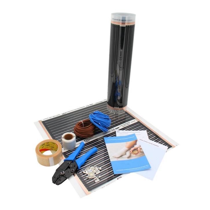 Compleet doe-het-zelf-pakket - Infrarood vloerverwarming, Doe-het-zelf en Verbouw, Verwarming en Radiatoren, Overige typen, Nieuw