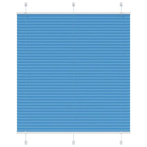 vidaXL Plissé rolgordijn 115x150cm stofbreedte 114,4cm, Huis en Inrichting, Stoffering | Gordijnen en Lamellen, Blauw, Nieuw, Verzenden