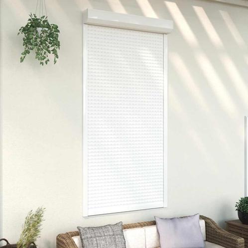vidaXL Rolluik 110x220 cm aluminium wit, Doe-het-zelf en Verbouw, Kozijnen en Schuifpuien, Nieuw, Verzenden