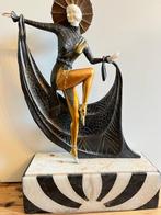 Claude Mirval - sculptuur, Danseres met sombrero - 67 cm -, Antiek en Kunst, Antiek | Meubels | Stoelen en Banken