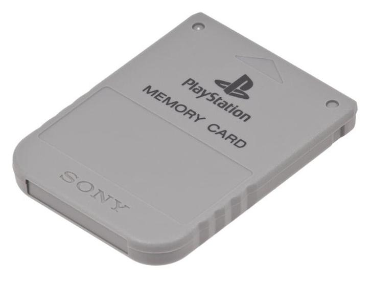 Sony PS1 1MB Memory Card Grijs (PS1 Accessoires), Spelcomputers en Games, Spelcomputers | Sony PlayStation 1, Zo goed als nieuw
