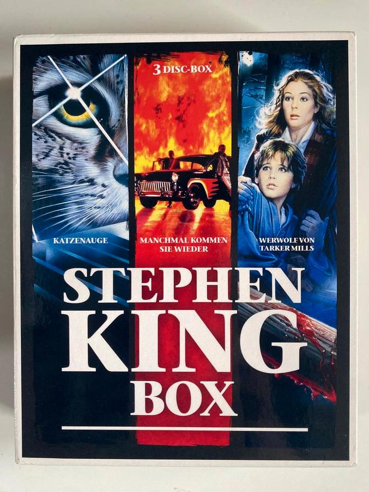 STEPHEN KING BOX CATS EYE / SOMETIMES THEY COME BACK /, Cd's en Dvd's, Blu-ray, Gebruikt, Verzenden