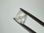 Diamant Ruw - Hoogte: 5.88 mm - Breedte: 5.86 mm- 0.36 g -, Verzamelen, Mineralen en Fossielen