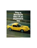 1969 SAAB SONETT V4 BROCHURE ENGELS, Boeken, Auto's | Folders en Tijdschriften, Nieuw, Author