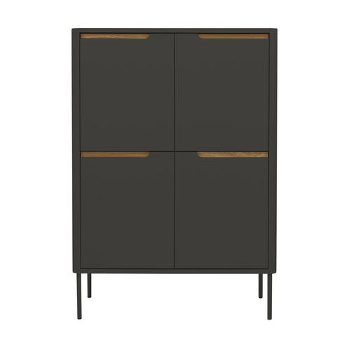 *WOONWINKEL* Tenzo Switch Moderne Wandkast Mat Grijs MDF, Huis en Inrichting, Kasten | Wandmeubels, Nieuw, Verzenden