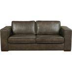 Leren bank Fine - 2,5 zits, Huis en Inrichting, Banken | Bankstellen, Nieuw, Ophalen of Verzenden, Eigentijds, Klassiek, Modern