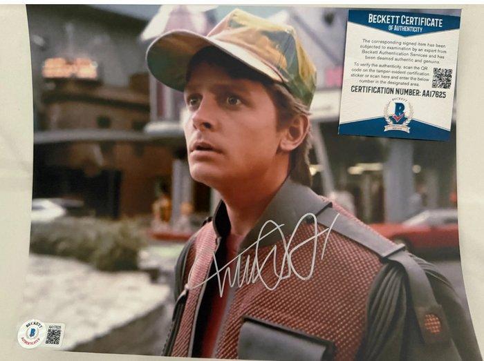 Back to the Future - Michael J. Fox (Marty) - signed 8x10 -, Verzamelen, Film en Tv