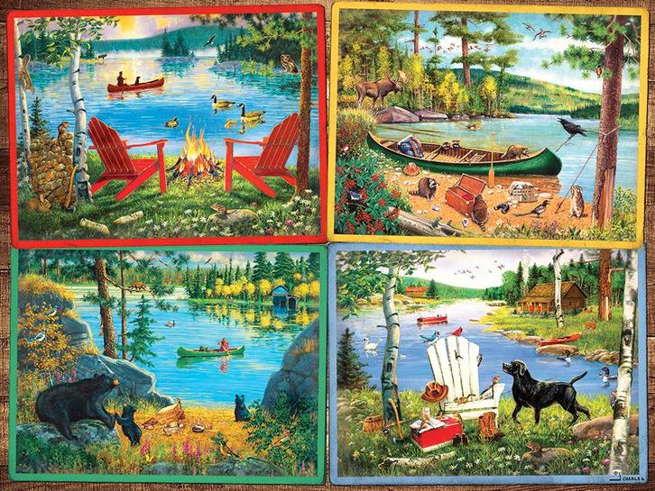 Cobble Hill legpuzzel Cabin Country van €17,99 voor €10,79, Kinderen en Baby's, Speelgoed | Overig, Ophalen of Verzenden