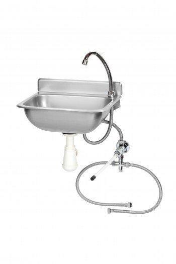 RVS Handenwasbak | Kniebediening, Zakelijke goederen, Horeca | Overige, Verzenden