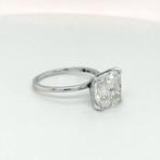 Zonder Minimumprijs - Ring - 14 karaat Witgoud - 5.01ct. tw., Nieuw