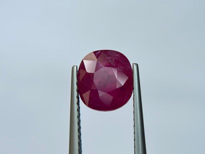 Zonder Minimumprijs - 1 pcs Rood Robijn - 3.04 ct - Lotus, Sieraden, Tassen en Uiterlijk, Edelstenen
