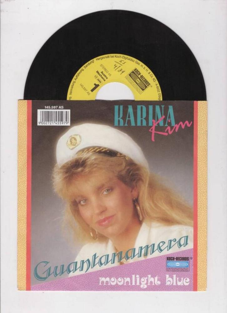 Karina Kim – Guantanamera / Moonlight Blue (1-7-Vinyl-Singl, Cd's en Dvd's, Vinyl Singles, Ophalen of Verzenden