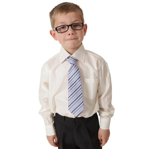 Kinderoverhemd glimmend ivoor- 98 NIEUW, Kinderen en Baby's, Kinderkleding | Maat 98, Jongen, Nieuw, Ophalen of Verzenden