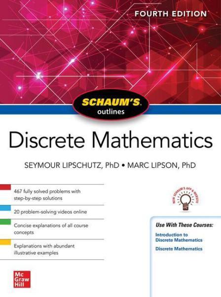 Schaums Outline of Discrete Mathematics,, 9781264258802, Boeken, Studieboeken en Cursussen, Zo goed als nieuw, Verzenden