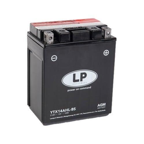 Landport (LP) YTX14AHL-BS 12 volt 12,0 ah AGM motor accu, Motoren, Onderdelen | Overige, Nieuw, Ophalen of Verzenden