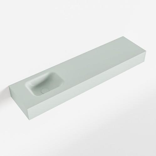 MONDIAZ LEX Greey vrijhangende solid surface wastafel 120cm., Doe-het-zelf en Verbouw, Sanitair, Overige typen, Nieuw, Ophalen of Verzenden