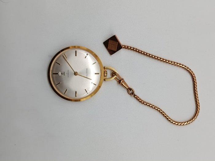 KASTER - Orologio da Taschino meccanico anni 60 con funzione, Sieraden, Tassen en Uiterlijk, Horloges | Heren