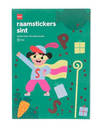 HEMA Raamstickers A4 Sint beschikbaar voor biedingen