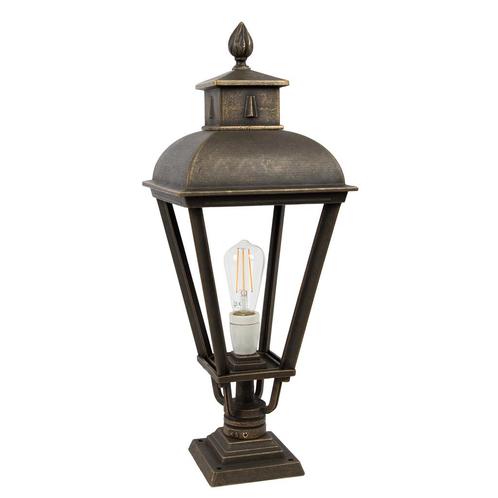 Vondel Sokkellamp Brons Tuinverlichting, Tuin en Terras, Buitenverlichting, Verzenden