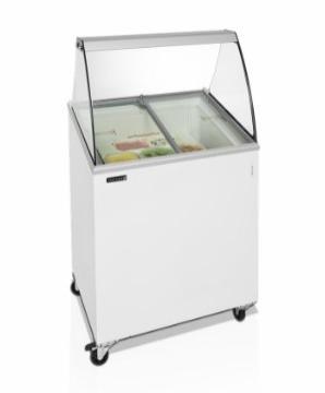 Witte compacte vriezer voor schepijs HorecaTraders, Zakelijke goederen, Horeca | Keukenapparatuur, Verzenden