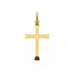 Gouden hanger van een kruis (religieus, kruis kettinghanger), Ophalen of Verzenden, Gebruikt, Goud, Overige merken