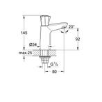 Costa L Toiletkraan Hoog Chroom, Ophalen of Verzenden, Nieuw