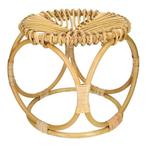 Kruk - Japandi - Hout, Rattan