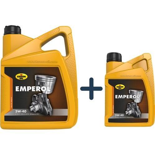 Kroon Olie Aanbieding: Emperol 5W40 6L = 5L + 1L, Auto diversen, Onderhoudsmiddelen, Verzenden