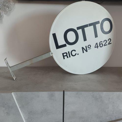 Insegna Ricevitoria Lotto 4622 - Reclamebord - smeedijzer, Antiek en Kunst, Antiek | Wandborden en Tegels