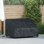 vidaXL Tuinbankhoes Zwart 130 x 95 x 40 / 80 cm 420D stof, Tuin en Terras, Tuinmeubel-accessoires, Verzenden, Nieuw