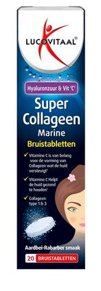 Lucovitaal Super collageen 20 Bruistabletten, Verzenden, Nieuw