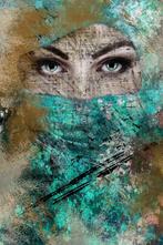 Glasschilderij Vrouw | 640, Ophalen of Verzenden, Nieuw