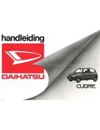 1996 DAIHATSU CUORE INSTRUCTIEBOEKJE NEDERLANDS, Auto diversen, Handleidingen en Instructieboekjes