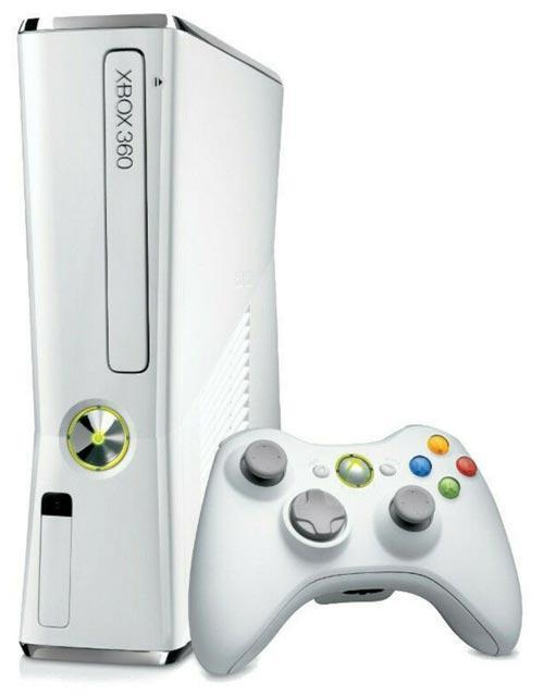 Microsoft Xbox 360 S (Slim) Console - Wit, Spelcomputers en Games, Spelcomputers | Xbox | Accessoires, Zo goed als nieuw, Verzenden