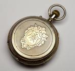 Mining Monogram - Rooster Trade mark - 800 silver - pocket, Nieuw