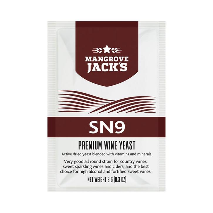 Mangrove Jacks - SN9 Fruit wijngist - 8 g (Wijn Gisten), Huis en Inrichting, Keuken | Potten en Pannen, Overige typen, Nieuw, Ophalen of Verzenden