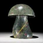 GEEN VEELOSEVEREIS - Met de hand gesneden Rubby paddenstoel, Antiek en Kunst