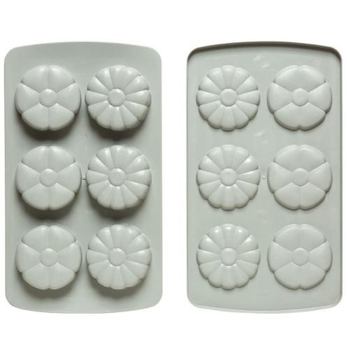 Siliconen Bakvorm Duo Bloem 30x17,5x3,5(h)cm**, Hobby en Vrije tijd, Taarten en Cupcakes maken, Nieuw, Verzenden